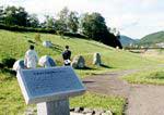 生田原川改修済み箇所（生田原町市街地付近）