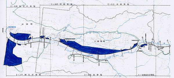 平成10年9月　内水氾濫区域図