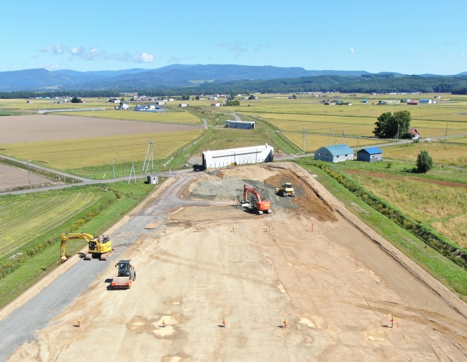 道路改良（名寄市風連地区）