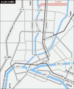 永山新川位置図