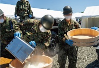 自衛隊炊き出し訓練