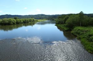 天塩川の景観（美深大橋上流）画像