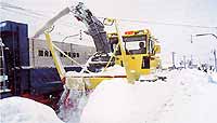 ロータリー除雪車の画像