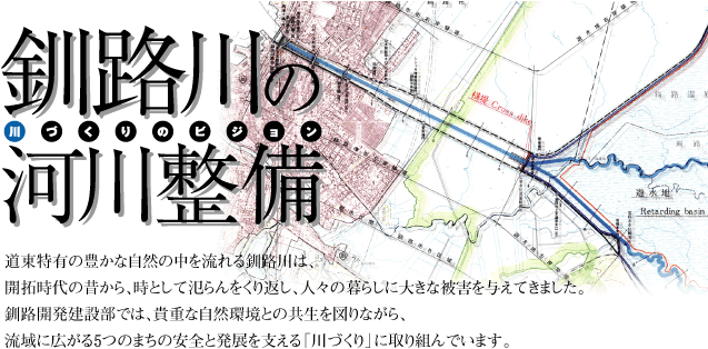 釧路川の河川整備