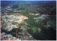 Illustration of the measures(damaged land in the drainage basin)