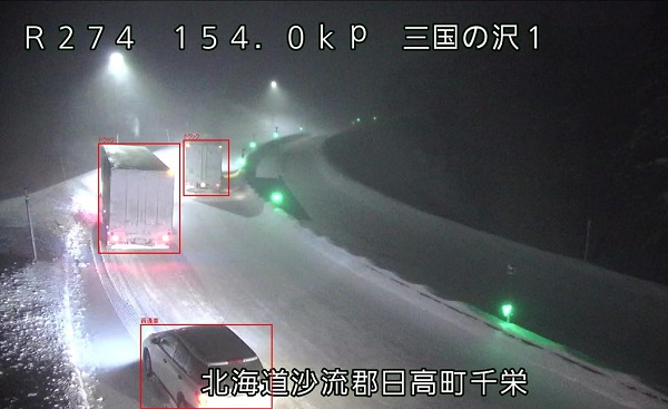 渋滞検知例