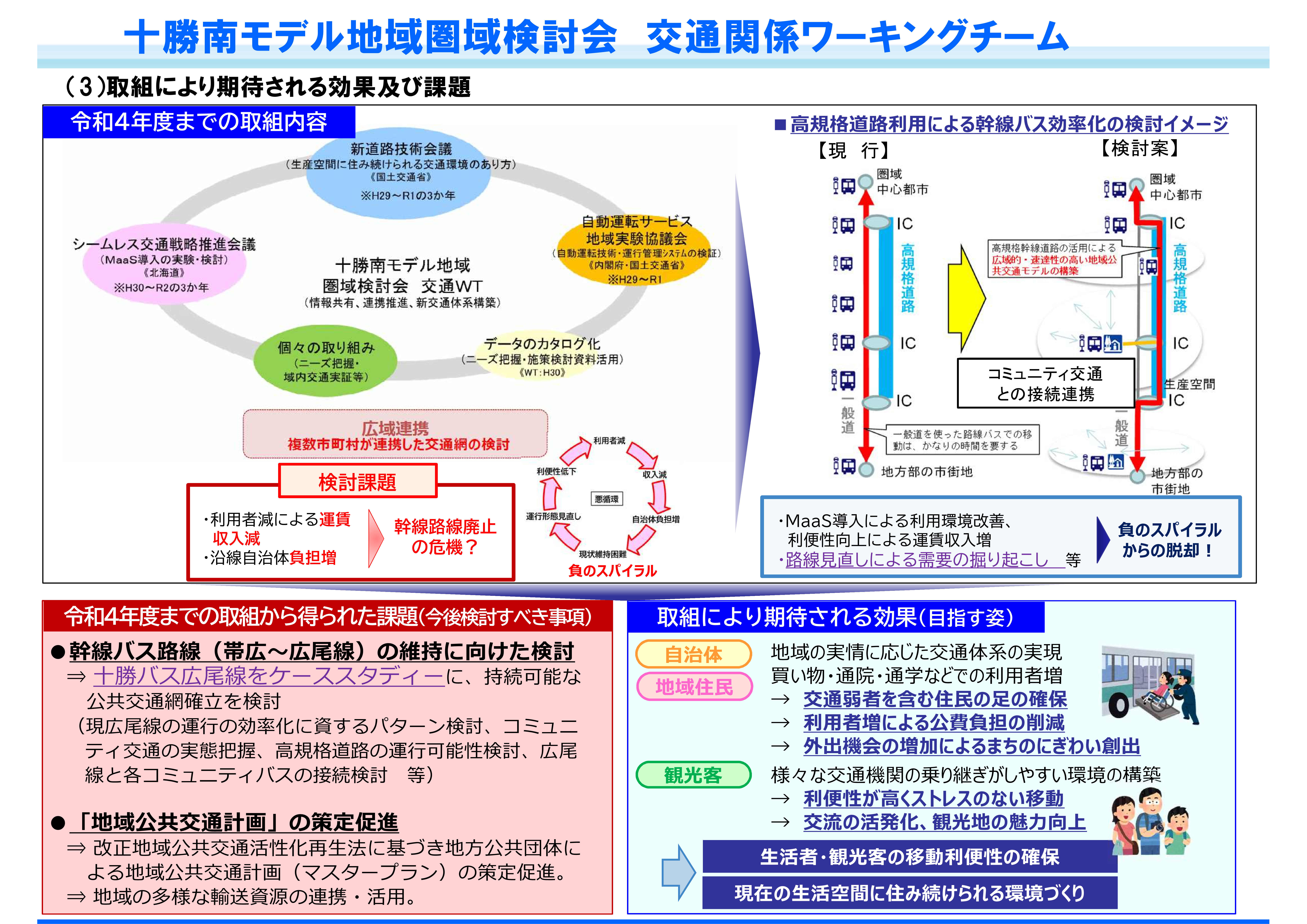 (3)取組により期待される効果及び課題