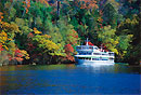 Autumn leaves at Lake Akan