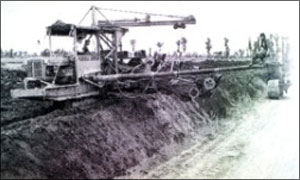 Shinotsu Canal excavation