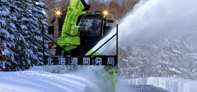 除雪車の写真