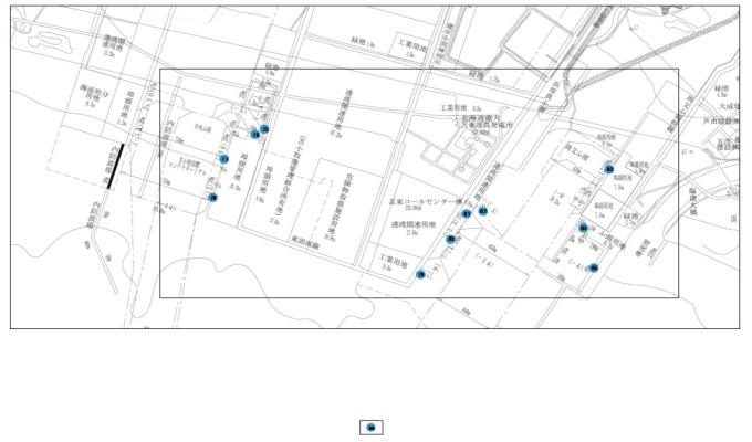 苫小牧港　東港区　全図