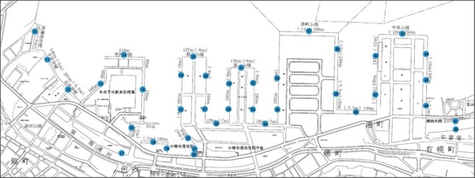 小樽港　拡大図　地区B