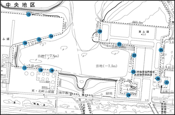 石狩湾新港　拡大図　地区B