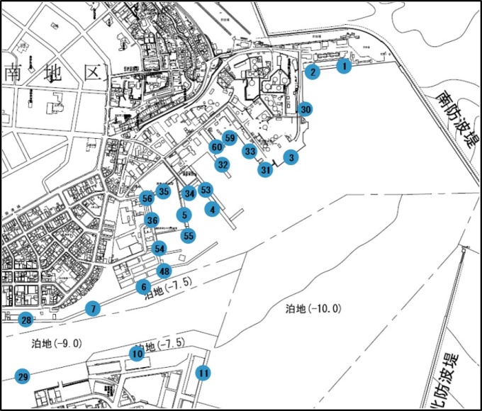 釧路港　東港区　拡大図C