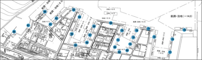 釧路港　西港区　拡大図