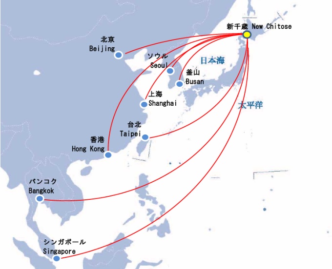 新千歳空港 路線状況 北海道開発局