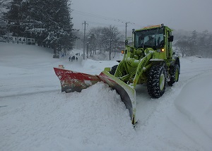 除雪ドーザ