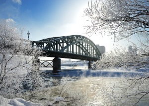 国道40号旭橋（北海道かけ橋カード