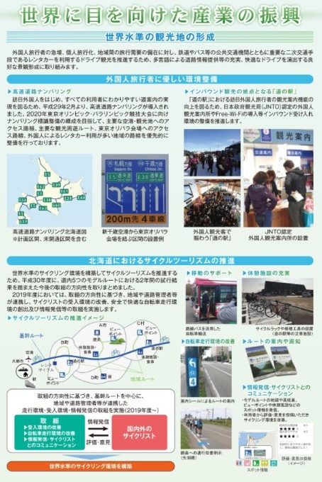 世界に目を向けた産業の振興パンフレット