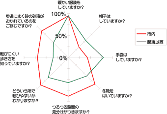 冬道チェックリストに対する回答