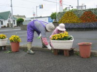 花作り活動の連携