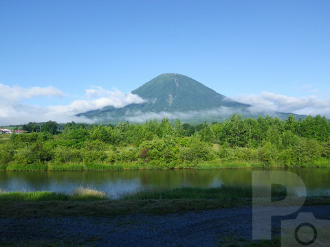 更進地区羊蹄山ビューポイントパーキング 京極町 北海道開発局