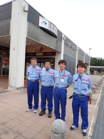 被災状況調査班（旭川開発建設部のみなさん）