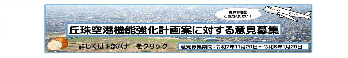 丘珠空港機能強化計画案に対する意見募集