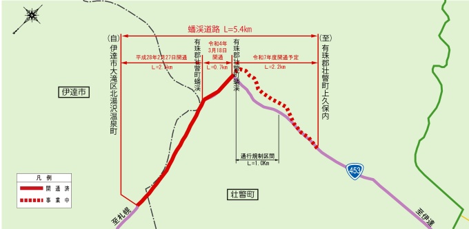 蟠渓道路