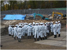 一般国道453号壮瞥町盤渓地区の工事現場