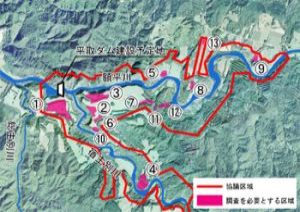 北海道教育委員会より試掘調査の必要があるとされた13区域（平成17年6月現在）