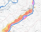 多段階の浸水想定図・水害リスクマップ