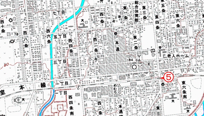 国土地理院　数値地図　2万5千分の1「芽室」使用