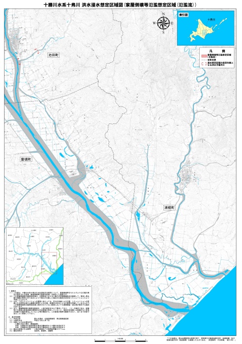 十弗川洪水浸水想定区域図（家屋倒壊等氾濫想定区域（氾濫流））