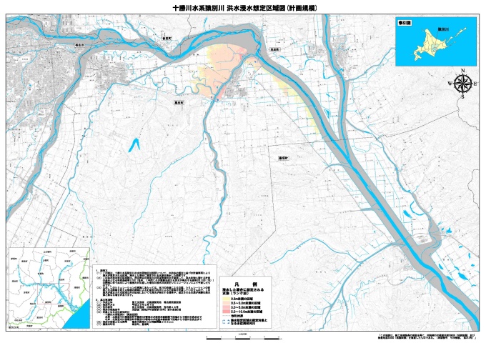 猿別川洪水浸水想定区域図 （計画規模）