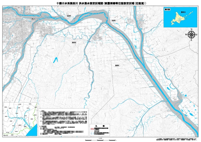 猿別川洪水浸水想定区域図（家屋倒壊等氾濫想定区域（氾濫流））