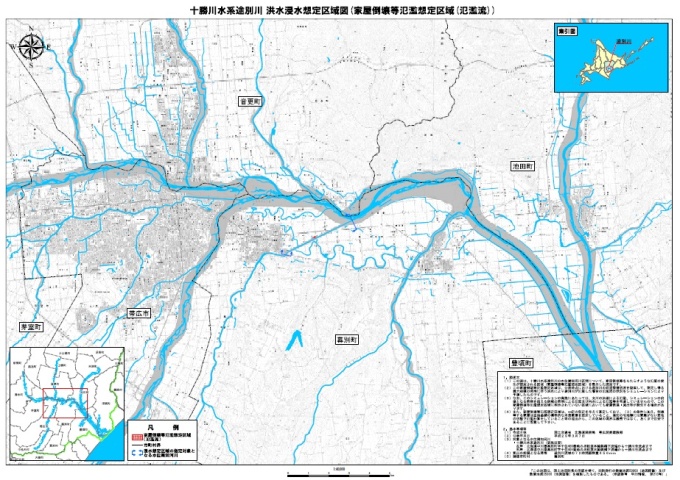 途別川洪水浸水想定区域図（家屋倒壊等氾濫想定区域（氾濫流））