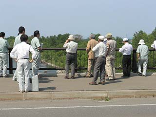 札内川 第二大川橋にて 