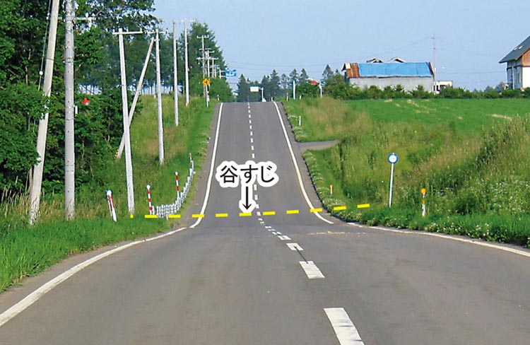 いつもの道と川とのかかわり 5 下り坂を下るのは人だけ ー坂道と水の流れー 帯広開発建設部