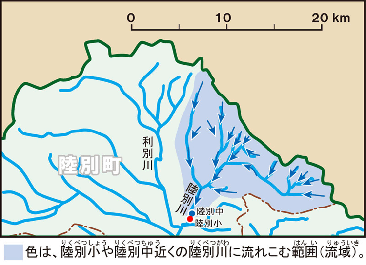 足もとに落ちた雨のゆくえと川 4 川を流れる水はどこから来るの 帯広開発建設部