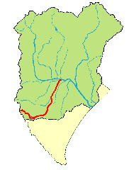 札内川の位置をしめした地図