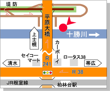 平原大橋付近