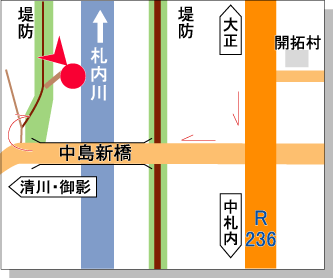 中島新橋下流