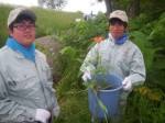 帯広工業高校2年生植物移植作業_2