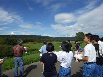 9月12日　帯広農業高校現地見学会