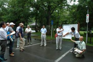 画像[中札内村の観光名所であるピョウタンの滝(札内川園地)を見学しました]