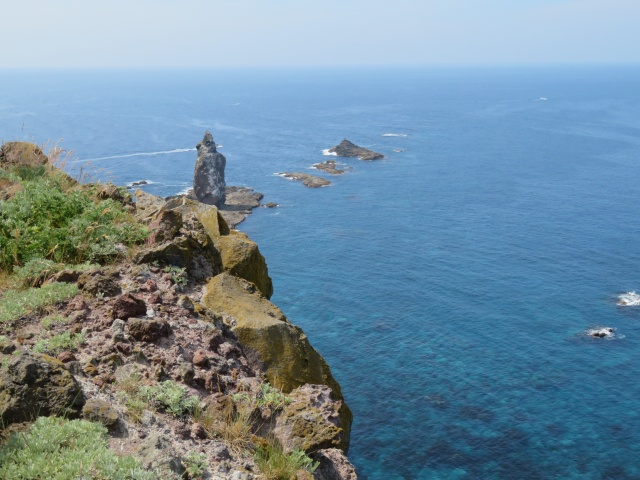神威岬から望む日本海（積丹町）