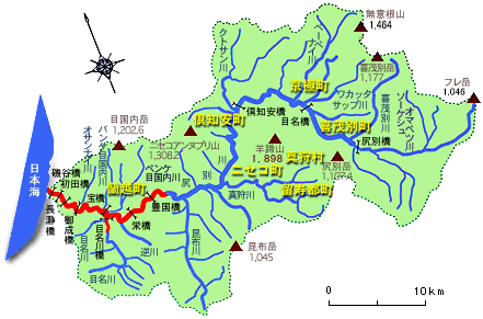 小樽開発建設部直轄区間