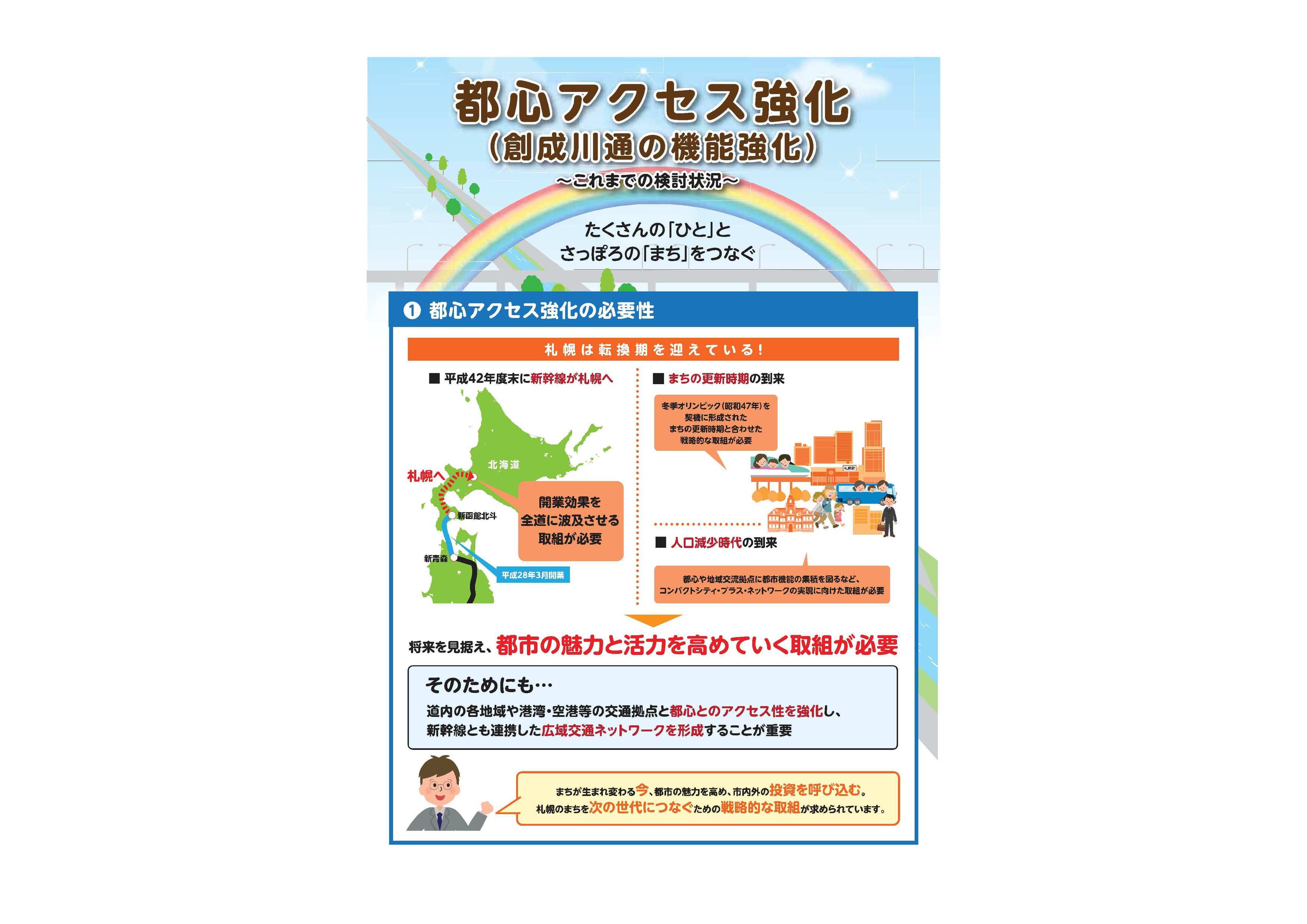 札幌市による平成29年度オープンハウスでの展示パネル