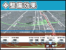 一般国道5号創成川通（都心アクセス道路）　整備効果